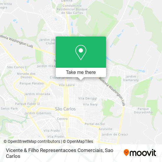Vicente & Filho Representacoes Comerciais map