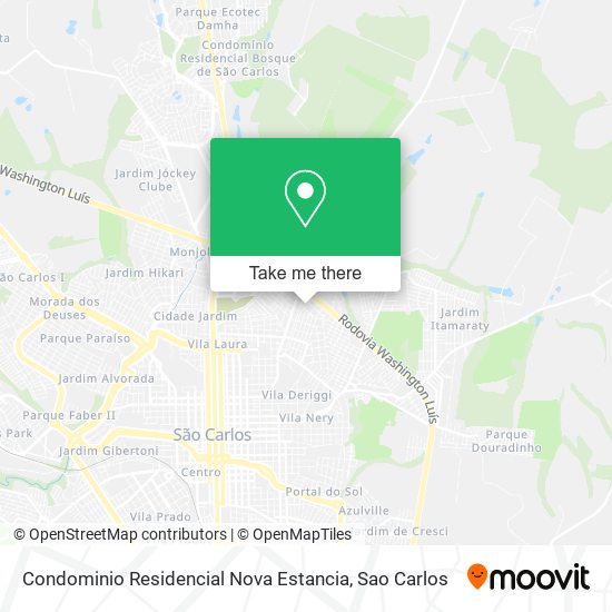 Mapa Condominio Residencial Nova Estancia