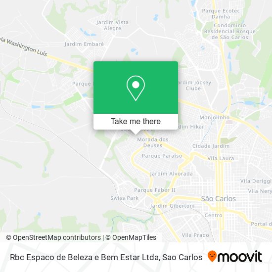 Rbc Espaco de Beleza e Bem Estar Ltda map