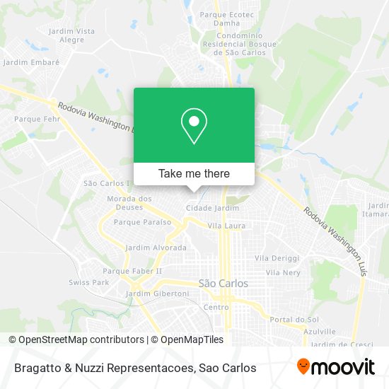 Bragatto & Nuzzi Representacoes map