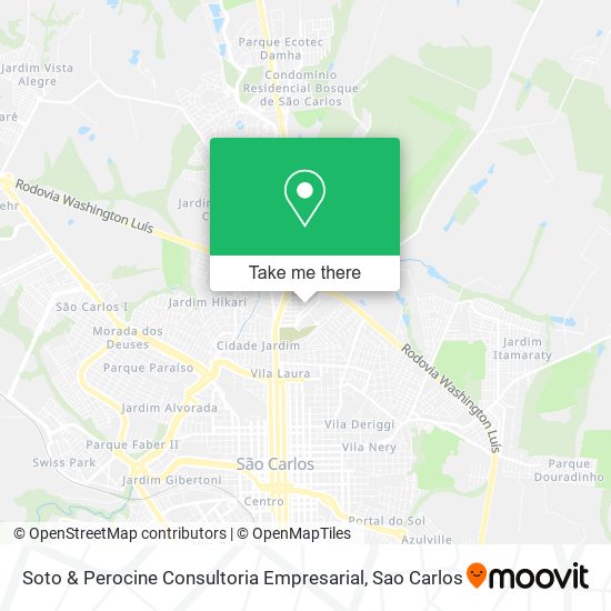Mapa Soto & Perocine Consultoria Empresarial