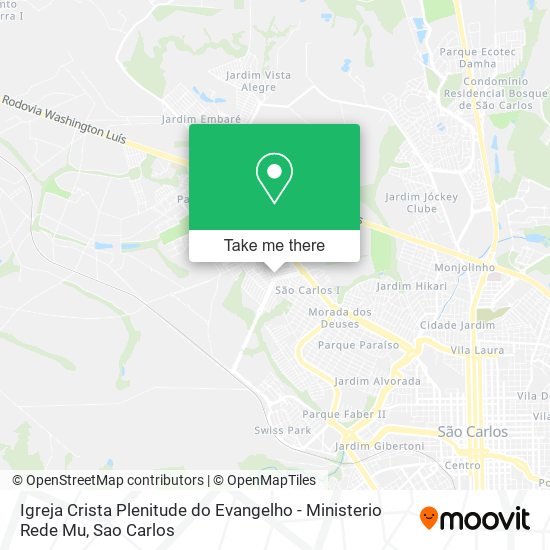 Mapa Igreja Crista Plenitude do Evangelho - Ministerio Rede Mu