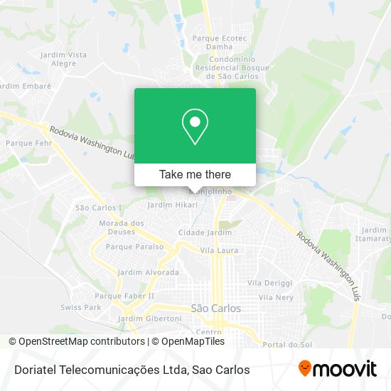 Mapa Doriatel Telecomunicações Ltda