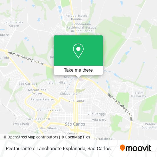 Restaurante e Lanchonete Esplanada map