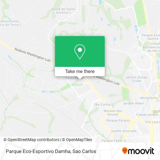 Mapa Parque Eco-Esportivo Damha