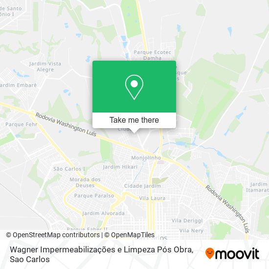 Mapa Wagner Impermeabilizações e Limpeza Pós Obra