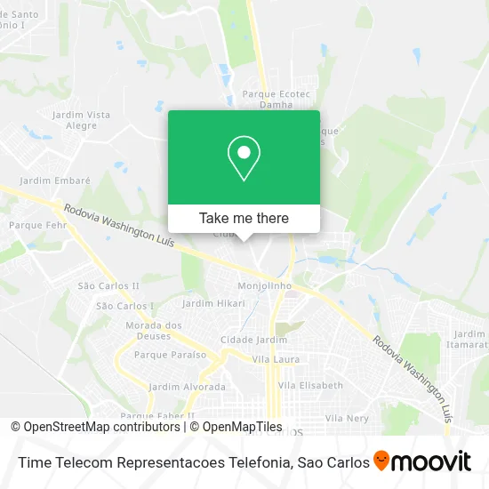 Time Telecom Representacoes Telefonia map