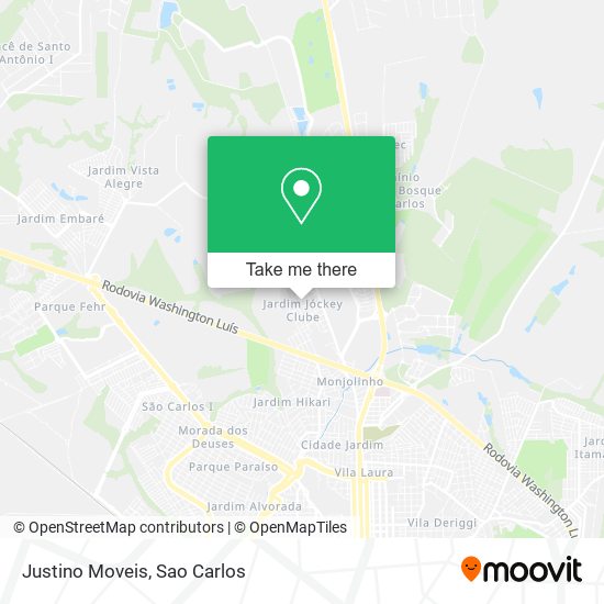 Justino Moveis map