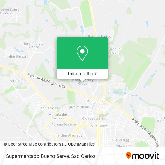 Supermercado Bueno Serve map