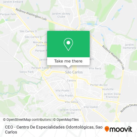 CEO - Centro De Especialidades Odontológicas map