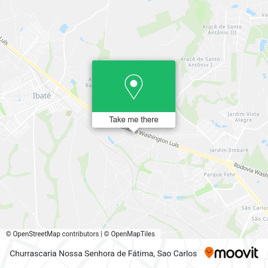 Churrascaria Nossa Senhora de Fátima map
