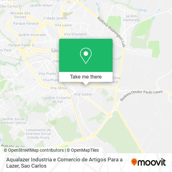 Aqualazer Industria e Comercio de Artigos Para a Lazer map