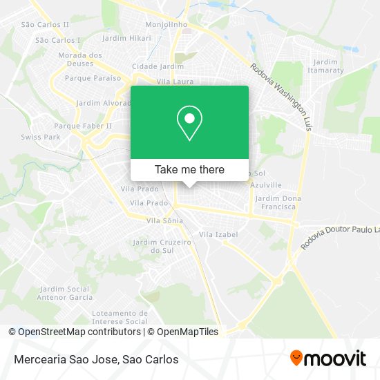 Mapa Mercearia Sao Jose