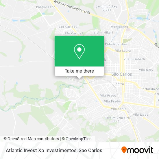 Atlantic Invest Xp Investimentos map