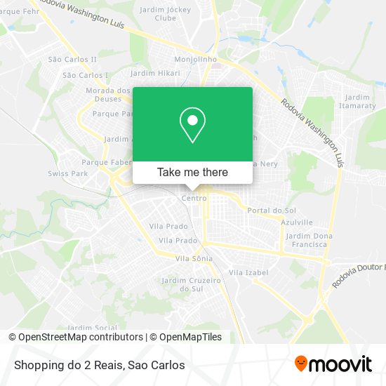 Shopping do 2 Reais map