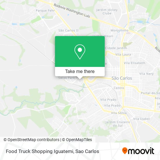 Food Truck Shopping Iguatemi map