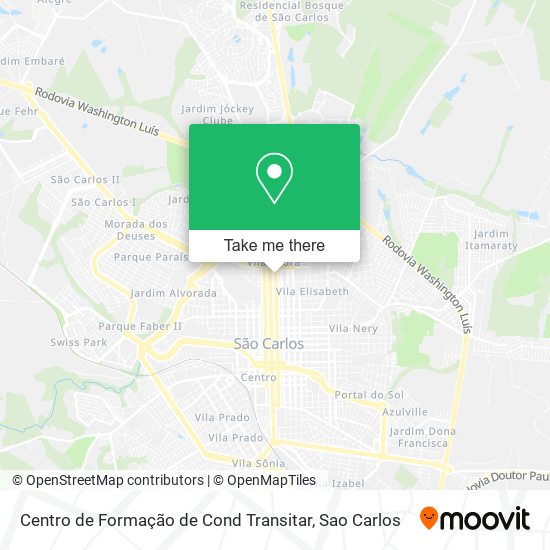 Centro de Formação de Cond Transitar map