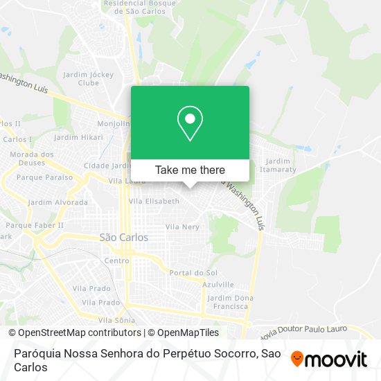 Mapa Paróquia Nossa Senhora do Perpétuo Socorro