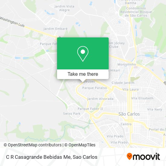 C R Casagrande Bebidas Me map