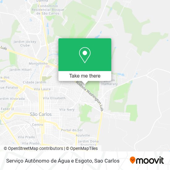 Serviço Autônomo de Água e Esgoto map