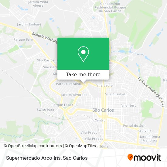 Supermercado Arco-íris map