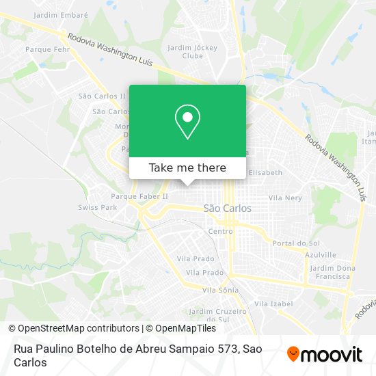 Mapa Rua Paulino Botelho de Abreu Sampaio 573