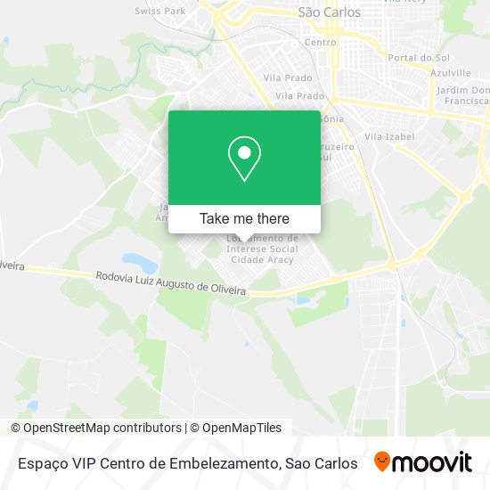 Espaço VIP Centro de Embelezamento map