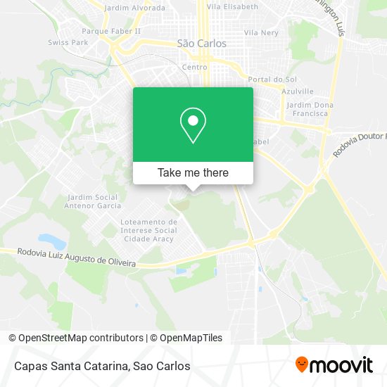 Capas Santa Catarina map