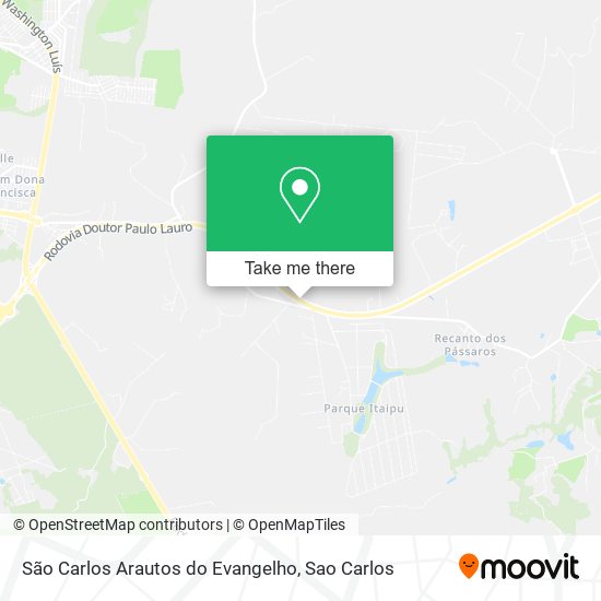 São Carlos Arautos do Evangelho map