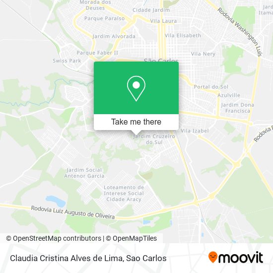 Mapa Claudia Cristina Alves de Lima