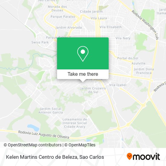 Mapa Kelen Martins Centro de Beleza
