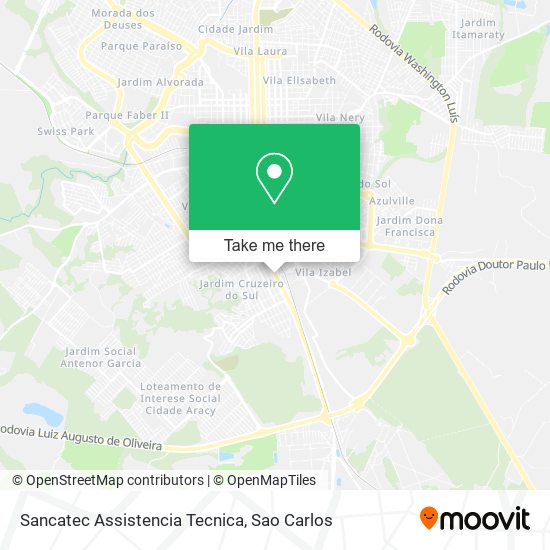 Sancatec Assistencia Tecnica map