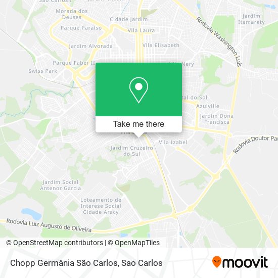 Chopp Germânia São Carlos map