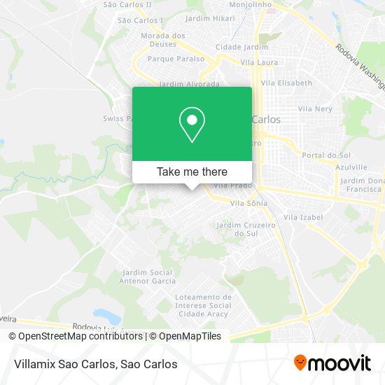 Villamix Sao Carlos map