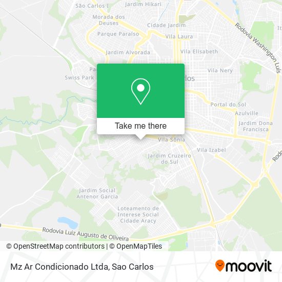 Mapa Mz Ar Condicionado Ltda