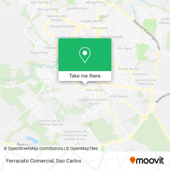 Ferracato Comercial map