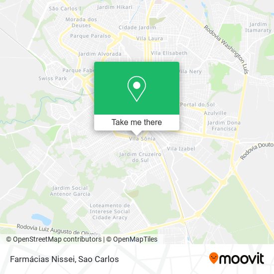 Farmácias Nissei map