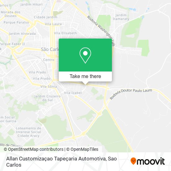 Allan Customizaçao Tapeçaria Automotiva map