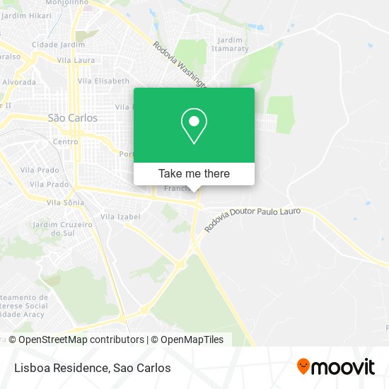 Lisboa Residence map