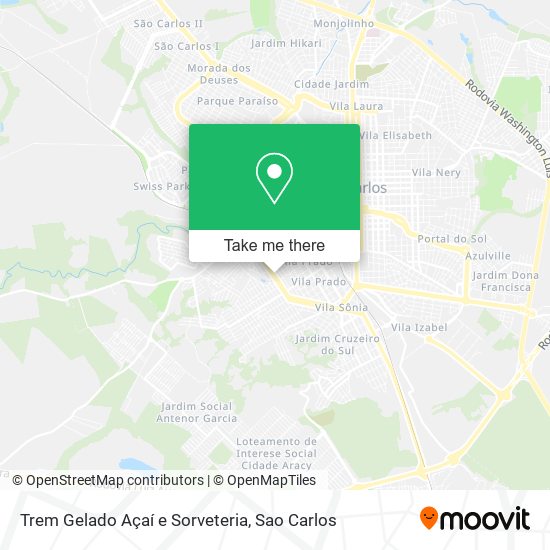 Trem Gelado Açaí e Sorveteria map