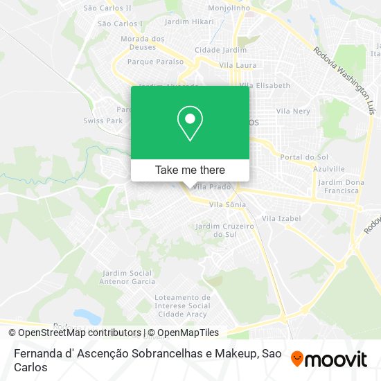 Fernanda d' Ascenção Sobrancelhas e Makeup map