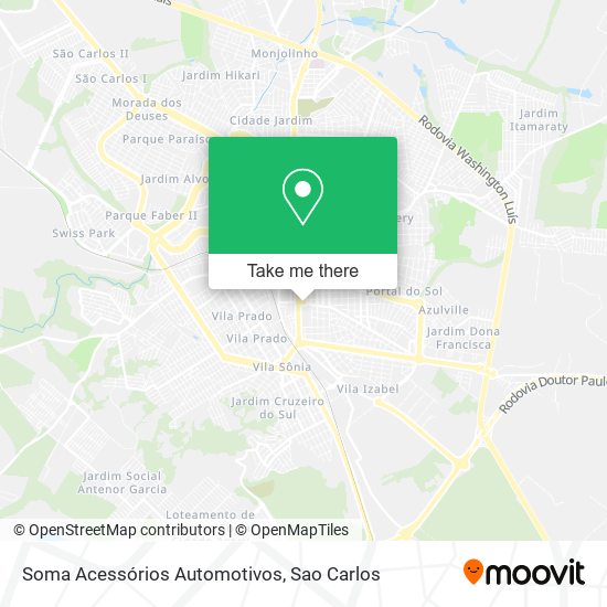 Soma Acessórios Automotivos map