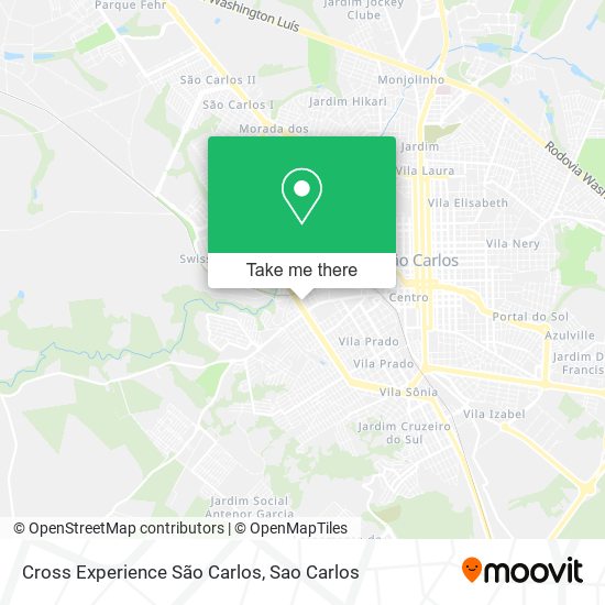 Cross Experience São Carlos map