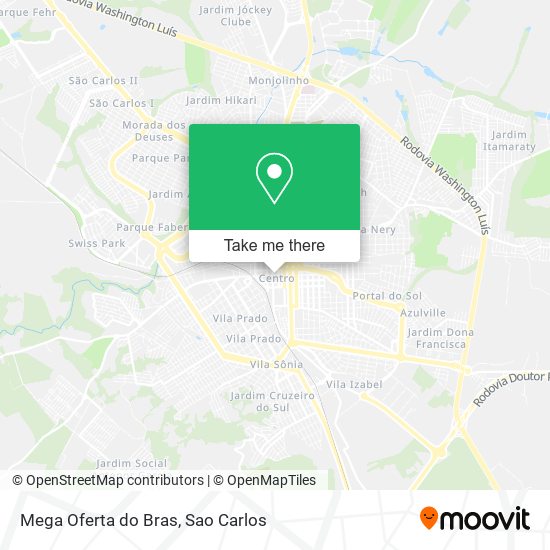 Mega Oferta do Bras map