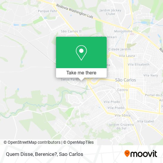 Quem Disse, Berenice? map