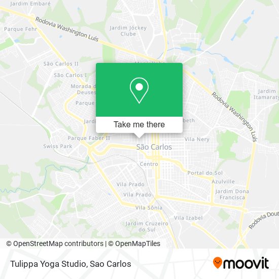 Tulippa Yoga Studio map