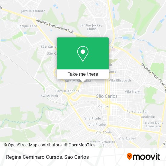 Regina Ceminaro Cursos map