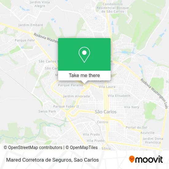 Mared Corretora de Seguros map