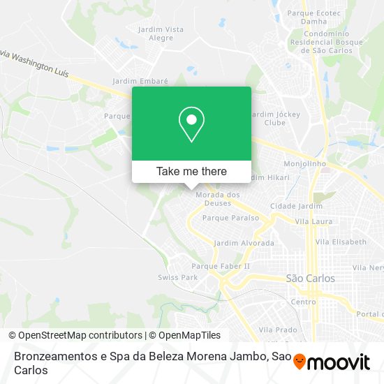 Bronzeamentos e Spa da Beleza Morena Jambo map