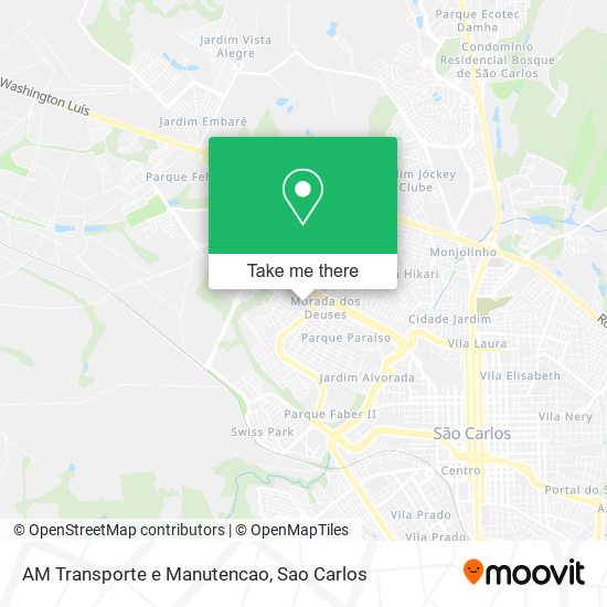 AM Transporte e Manutencao map